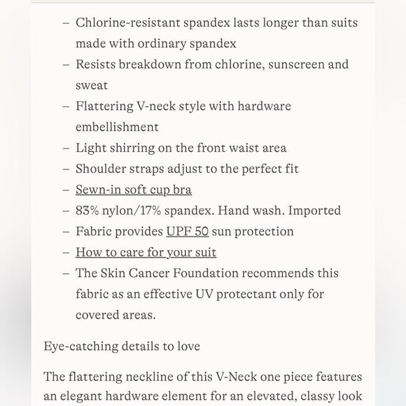 Land's End 1 piece Shirred bodice chlorine resist deepsea navy Rosella floral 12 - Picture 6 of 6